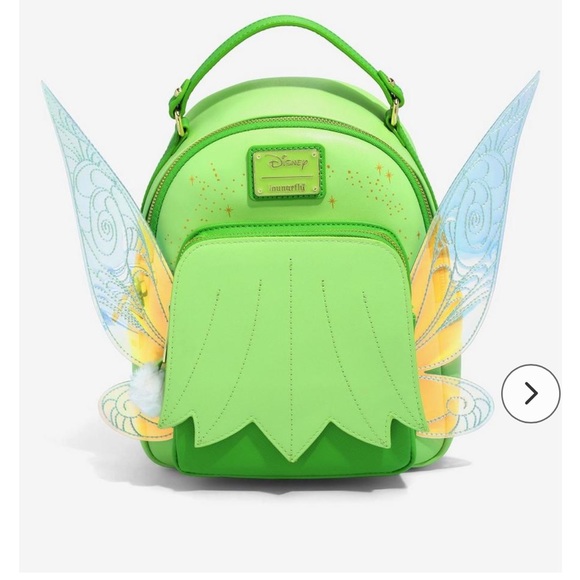 Disney Loungefly BoxLunch exclusive Tinkerbell mini backpack NWT - Picture 2 of 8